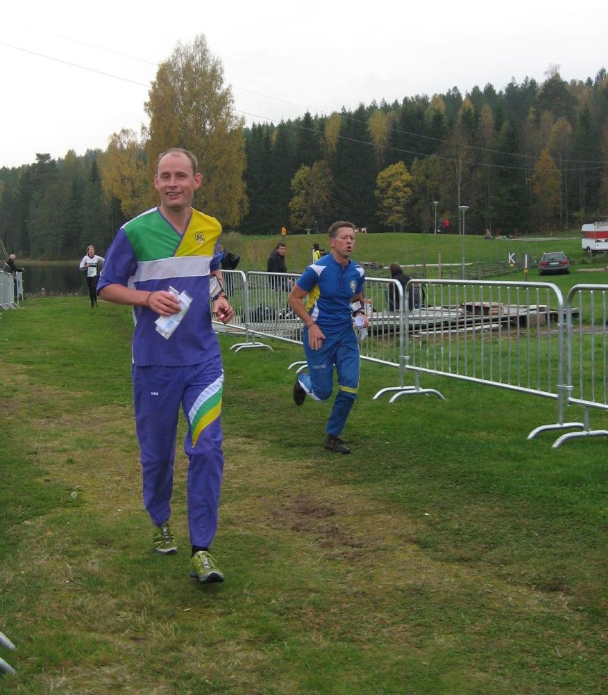 Vansbro Magnus Sterner joggar i mål